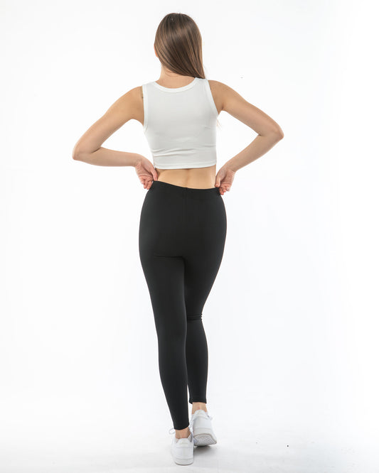 İnce Kemer Yüksek Bel Çelik Örgü Tayt