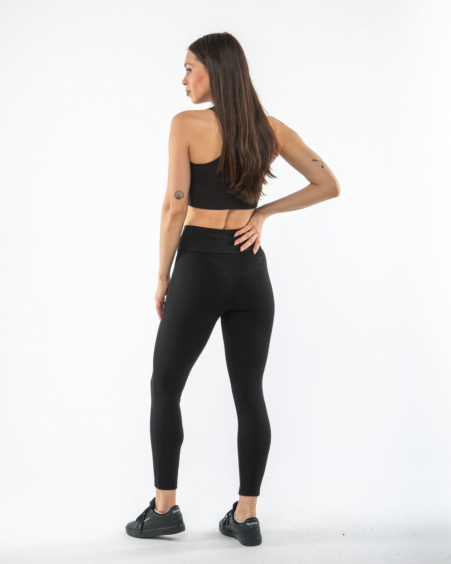 Puantenemo Yüksek Bel Çelik Örgü Tayt