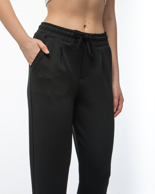 Duble Paça Cepli İnci Çelik Örgü Pantolon