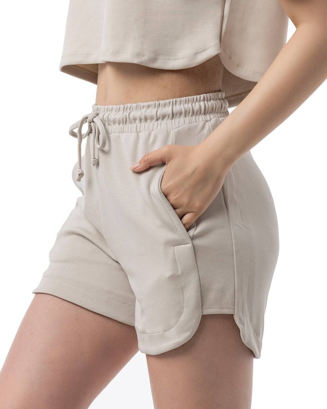 Modal Kumaş Cepli Şort