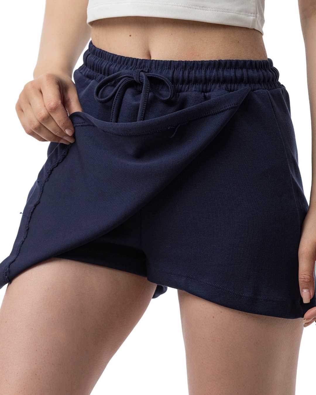 Modal Kumaş Şort Etek