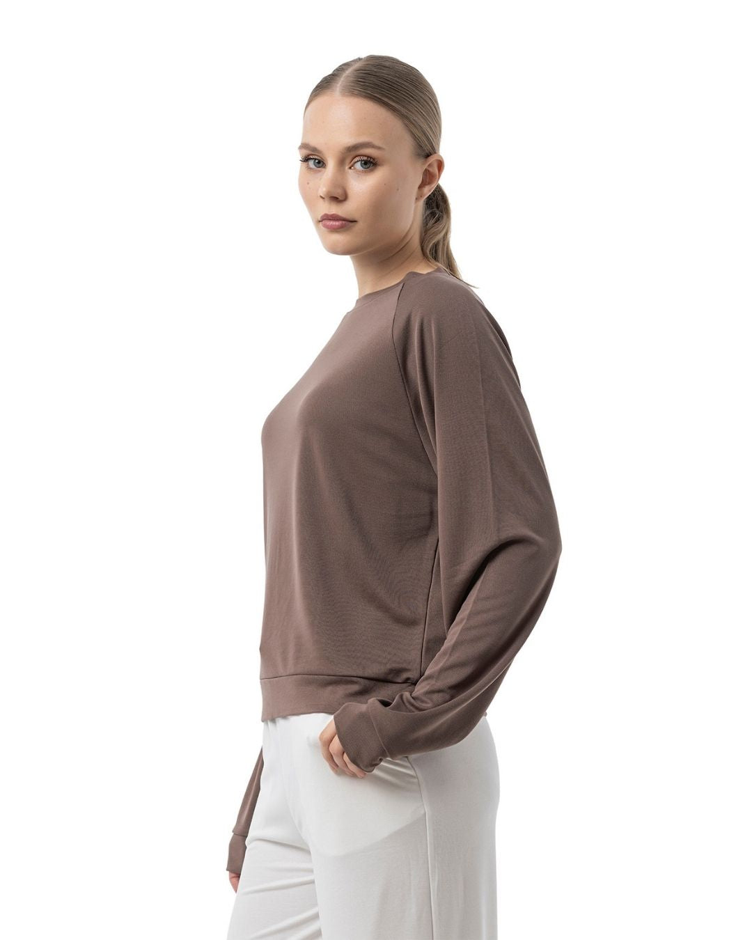 Pike Modal Reglan Kol Swetshirt