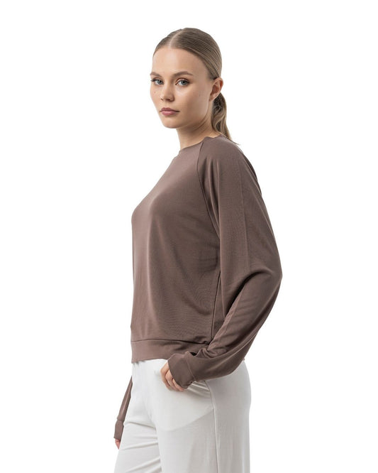 Pike Modal Reglan Kol Swetshirt