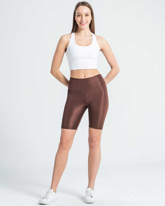 V Kemer Parlak Şort